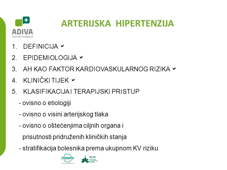 sekundarna klasifikacija hipertenzije)